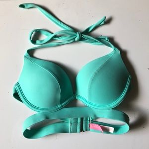 32b turquoise push up VS swimsuit top